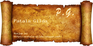 Patala Gilda névjegykártya